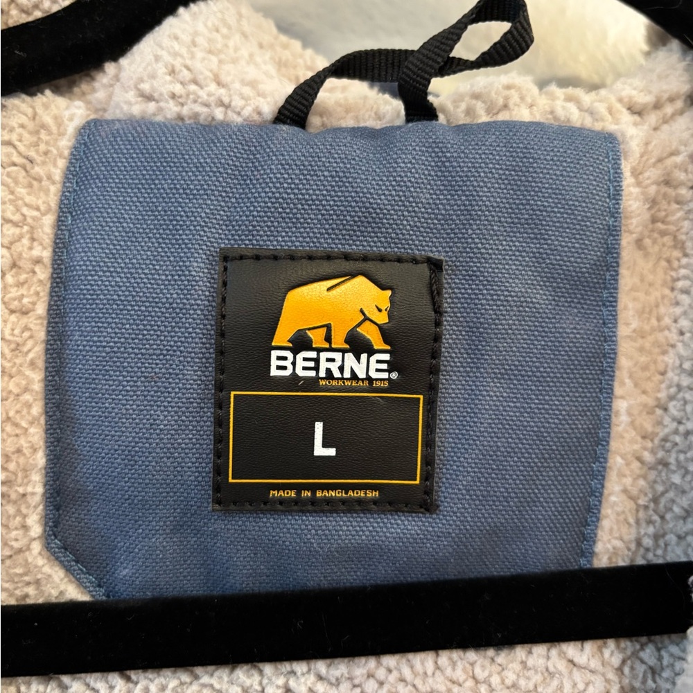 Youth Large Blue Berne Coat